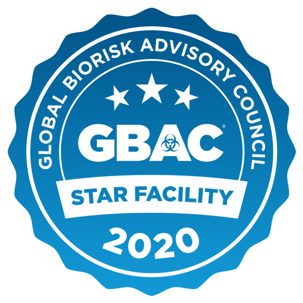 GBAC Accredited Logo in blue